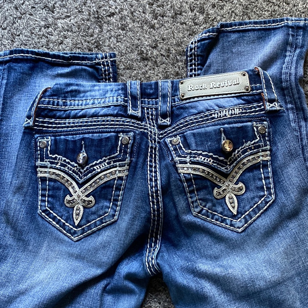 Womens Rock Revival Jeans